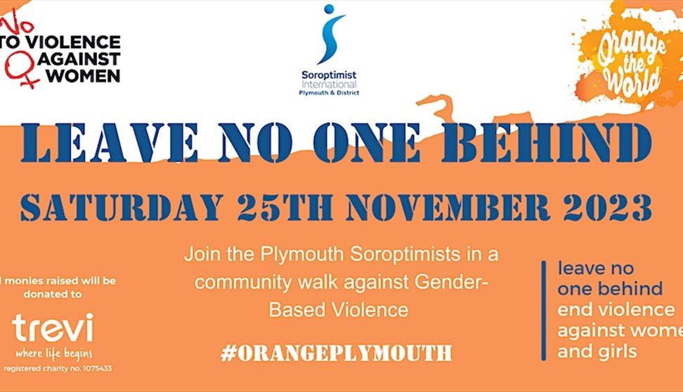 Leave No One Behind - Orange Plymouth (A Community Walk)