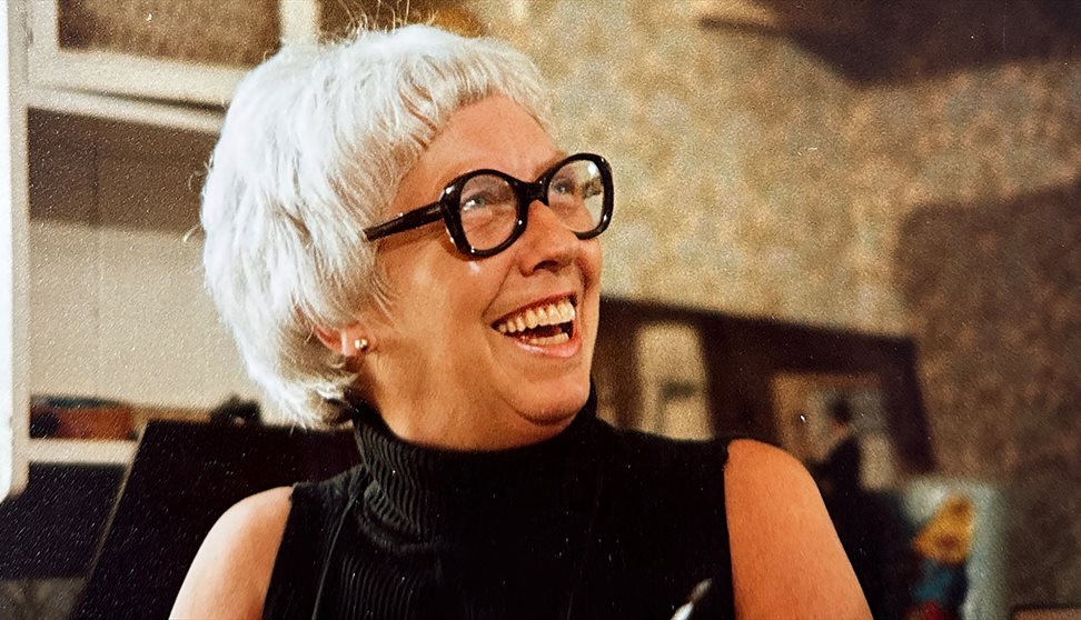 Beryl Cook smiling