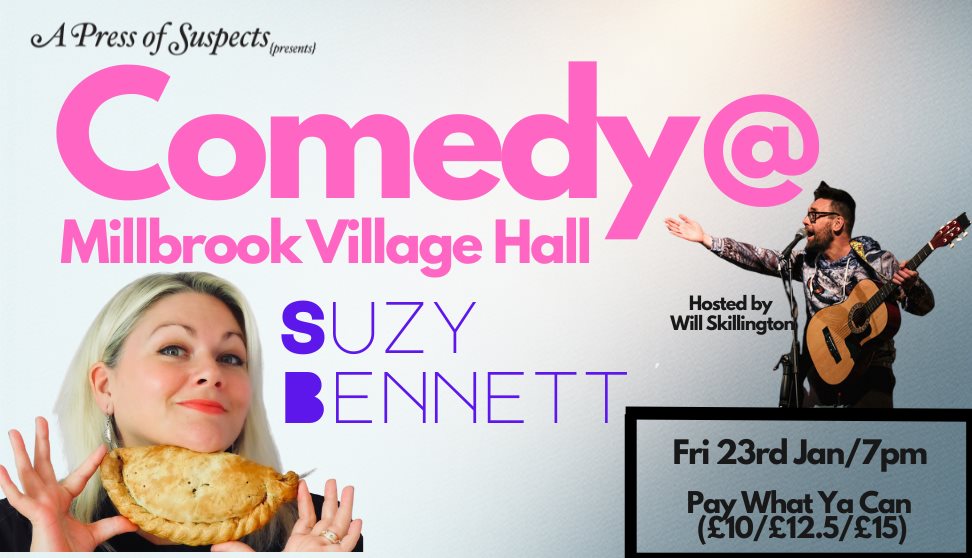 Comedy at millbrook village hall