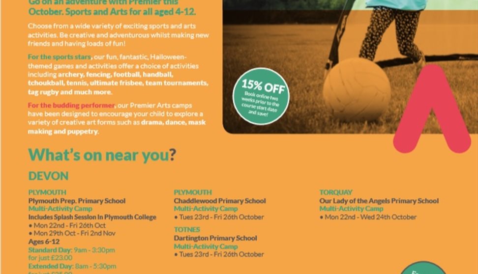 Premier October Half-Term Camps