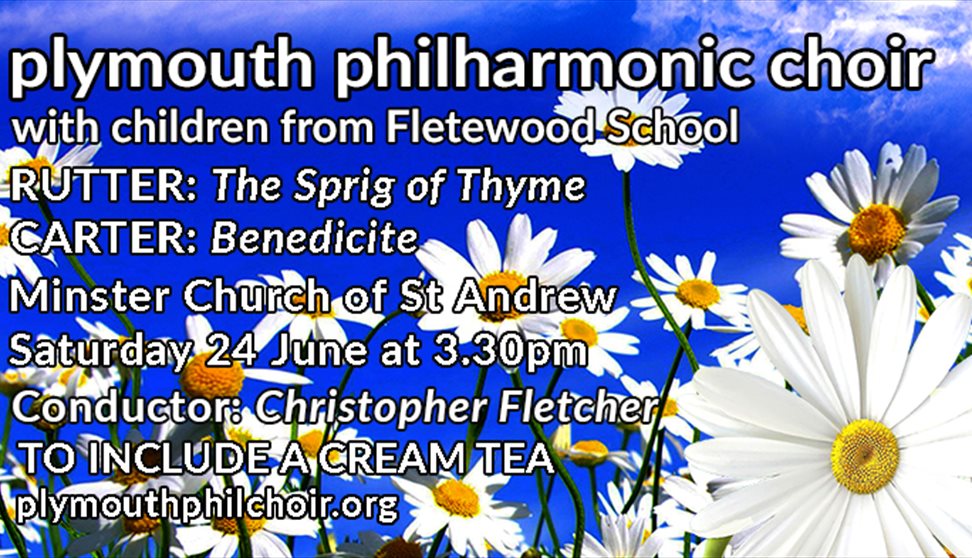 Plymouth Philharmonic Choir Summer Concert Concert, Plymouth Visit