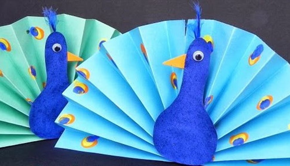 Paper Peacock Afternoon at Bodmin Keep