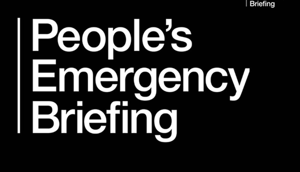 The People's Emergency Briefing (12A) + Panel Discussion