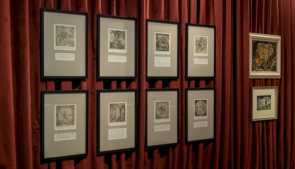 Photograph of a gallery wall