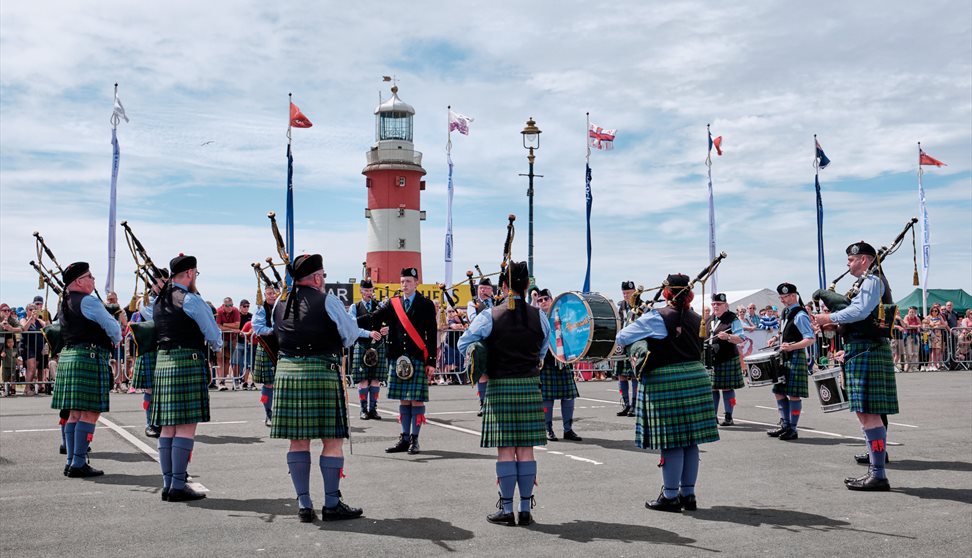 City of Plymouth Pipe Band at Old Town Square