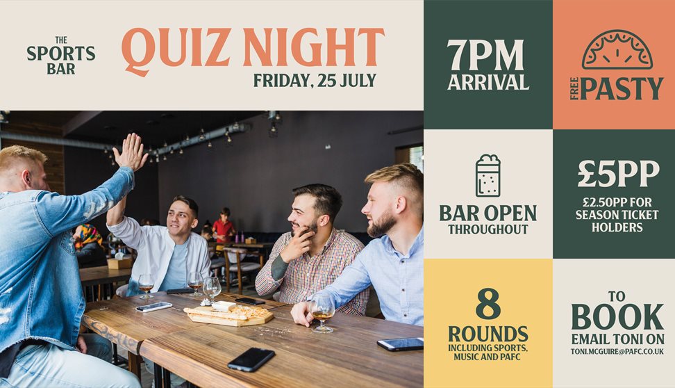 Thatchers Sports Bar Quiz