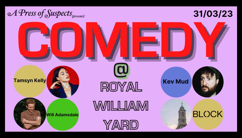 Comedy @ Royal William Yard: Friday