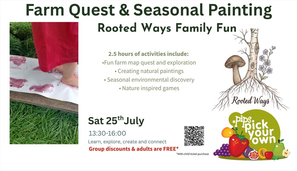 Farm Quest and Seasonal Painting - Rooted Ways Family Fun