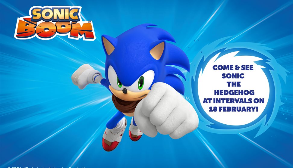 Sonic the Hedgehog visits Drake Circus!