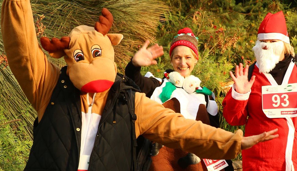 Santas on the Run Eden Project
