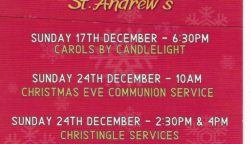 St Andrews Minster Church Christmas Services
