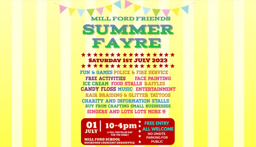 Mill Ford Summer Fayre