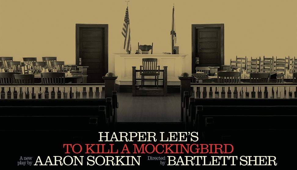 Courtroom image in sepia tones.