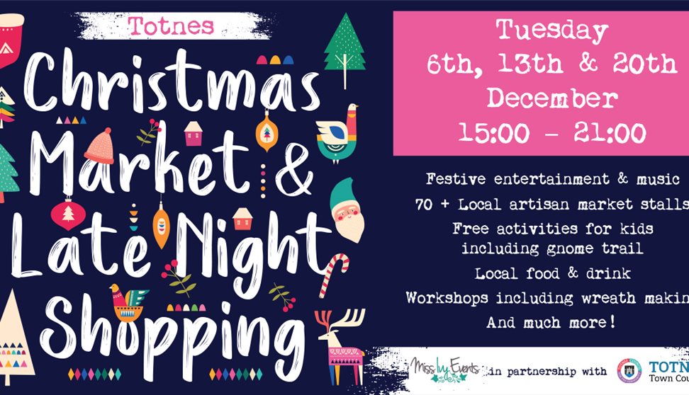 Totnes Christmas Market & Late Night Shopping