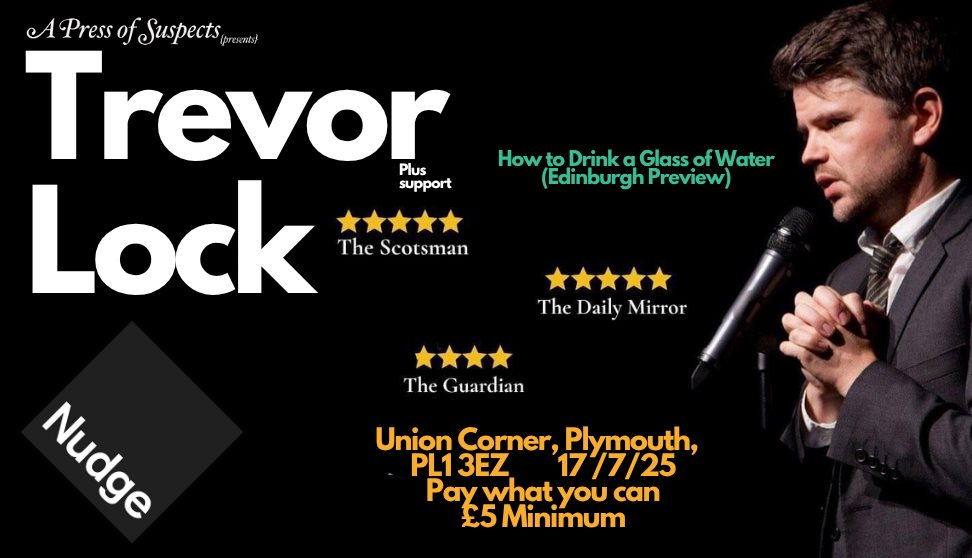 Trevor Lock - How to Drink a Glass of Water (Edinburgh Preview)