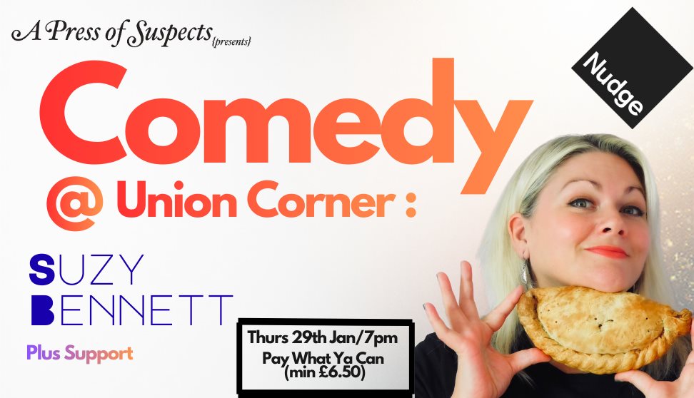 Comedy at union corner - suzy bennett