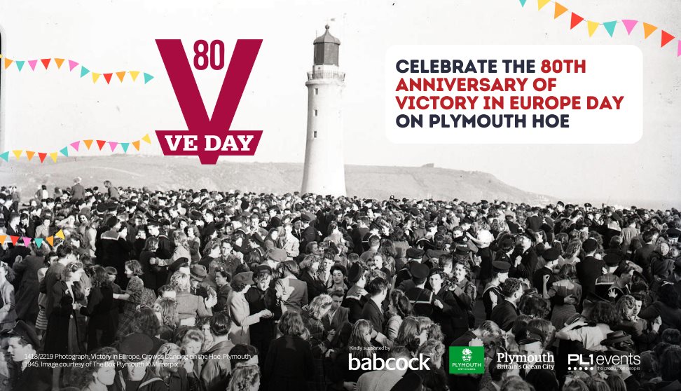 VE Day 80 on Plymouth Hoe