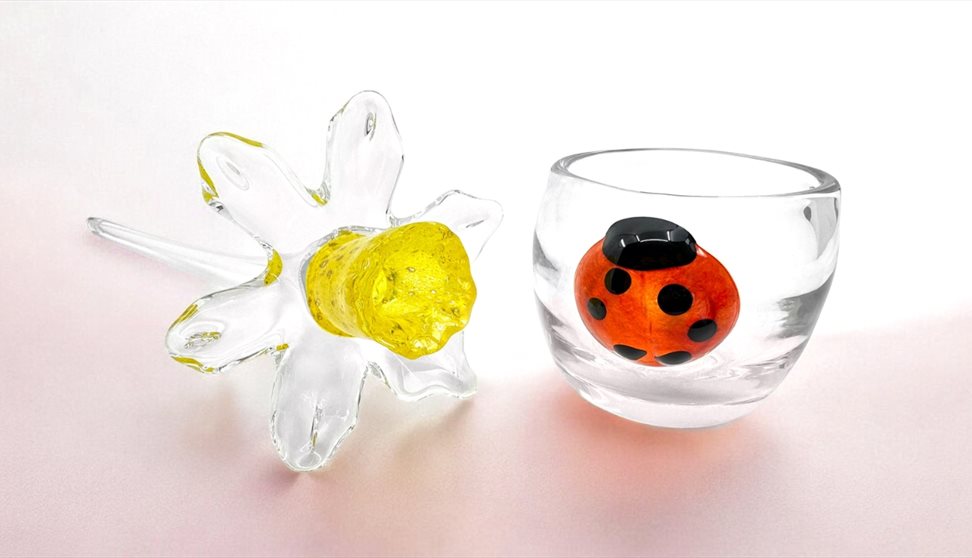 Mother's Day Glassmaking Workshop | Create a Glass Daffodil or Ladybird Bowl