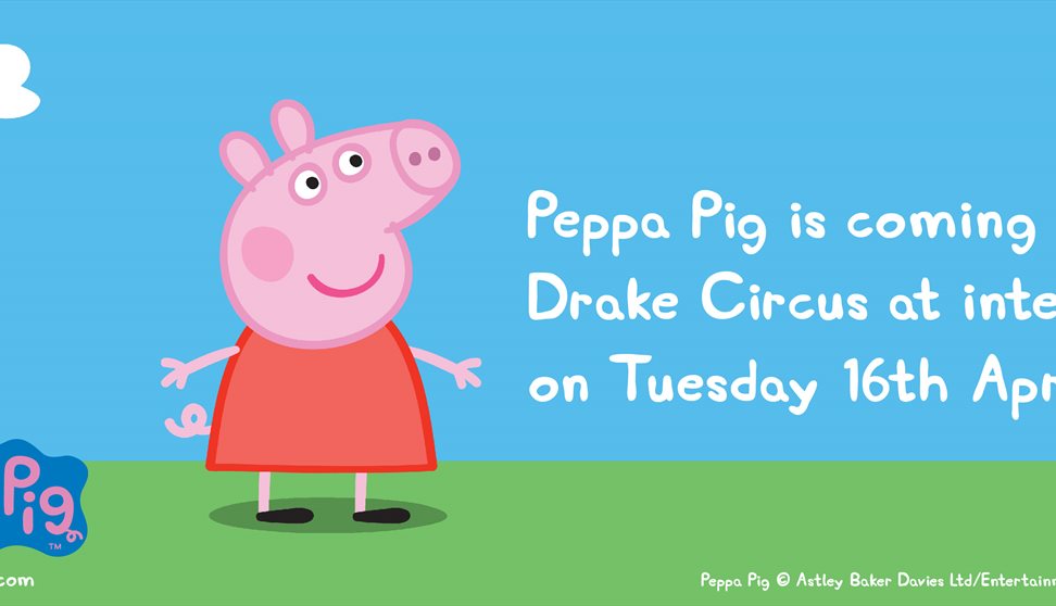Peppa Pig comes to Drake Circus