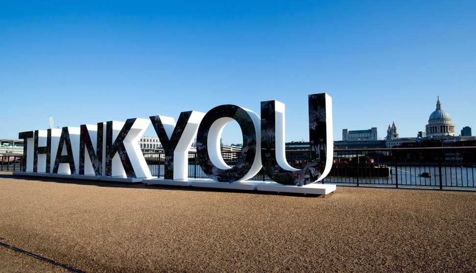 Royal British Legion 'Thank You' Installation