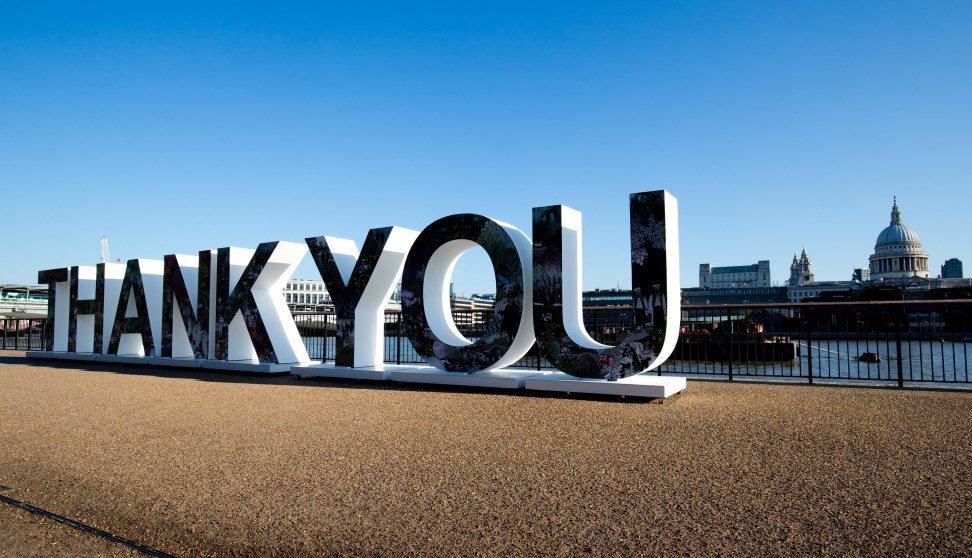 Royal British Legion 'Thank You' Installation