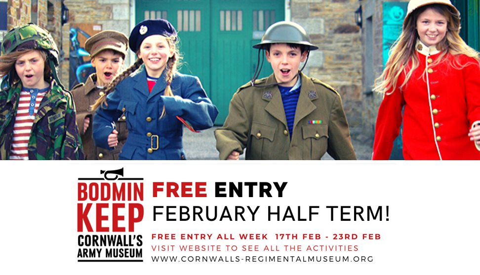 Free Entry and Events at Bodmin Keep!