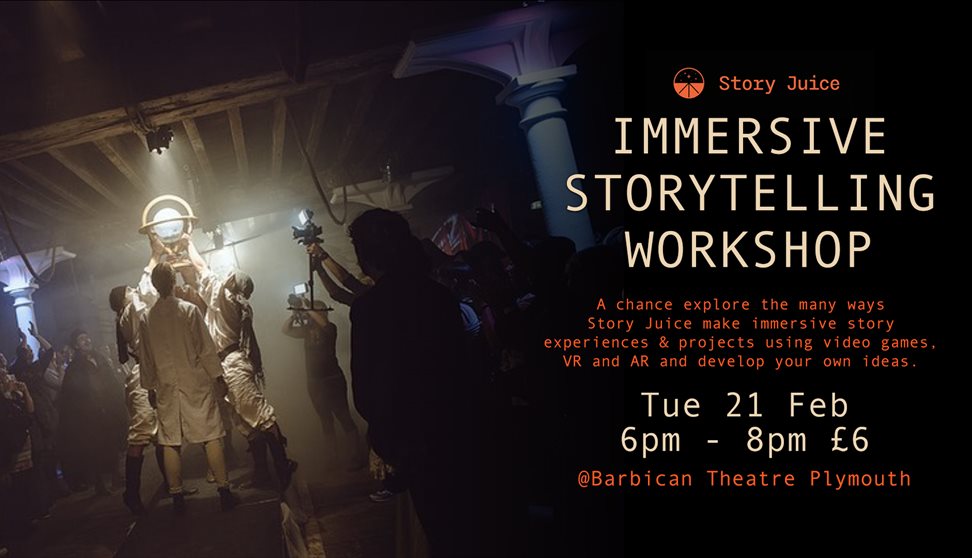 Immersive Storymaking Workshop with  Alex Robins & Hannah Wood