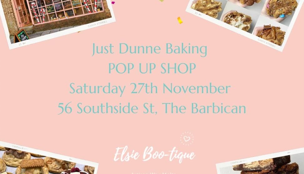 Just Dunne Baking Pop-Up Shop