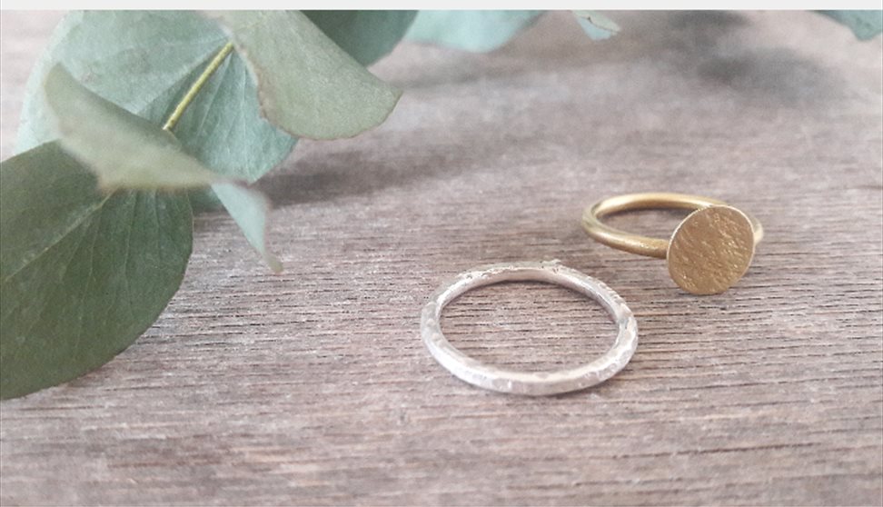 Make your own: Eco sterling silver and brass ring