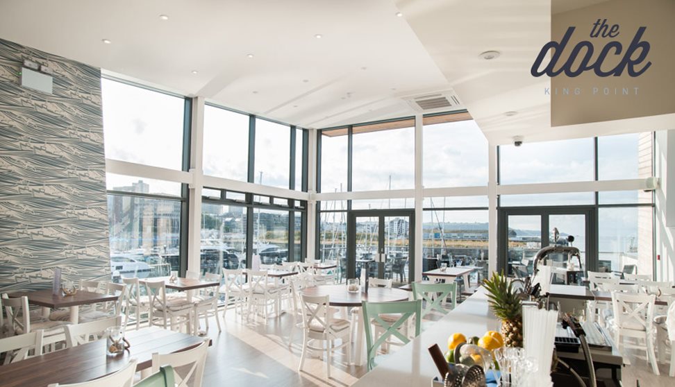 The Dock restaurant in Plymouth Marina