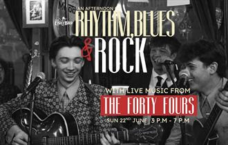 An afternoon of Rhythm, Blues & Rock with The Forty Fours & Special Guests