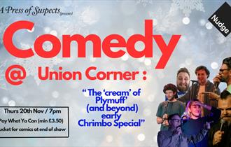 Comedy @ Union Corner: The cream of Plymouff early Chrimbo special!