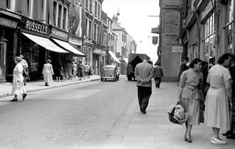 An archive image of a street scene from Devonport. Image courtesy of The Box Plymouth.