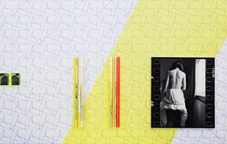 Works by artist Jyll Bradley on display