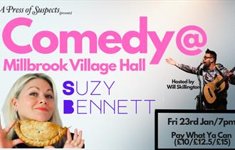 Comedy at millbrook village hall