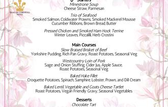 Mother's Day Lunch at The Duke of Cornwall Hotel