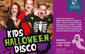 Plymouth Boat Trips - Kids Halloween Disco