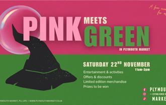 Pink Meets Green at Plymouth Market