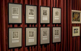 Photograph of a gallery wall