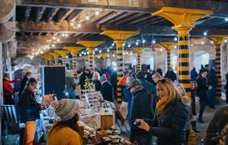 Shoppers at Royal William Yard