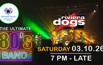 Official artwork for Riviera Dogs The Ultimate 80s Band