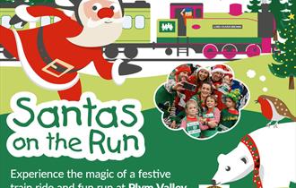 Santas on the Run Plym Valley Advert