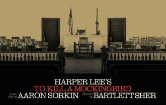 Courtroom image in sepia tones.