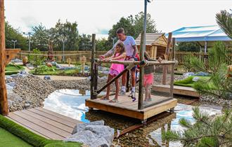 Woodland Adventure Golf Bridge Crossing
