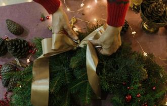 Christmas Wreath Making Workshop at China Fleet