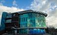 View of the National marine Aquarium building