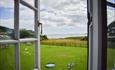 St Anne's house- coastal views out window over large garden