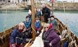 Family on Boat Smiling