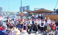 Shanty Bands at Pirates Weekend in Plymouth