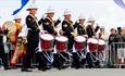Band display at Plymouth Armed Forces Day